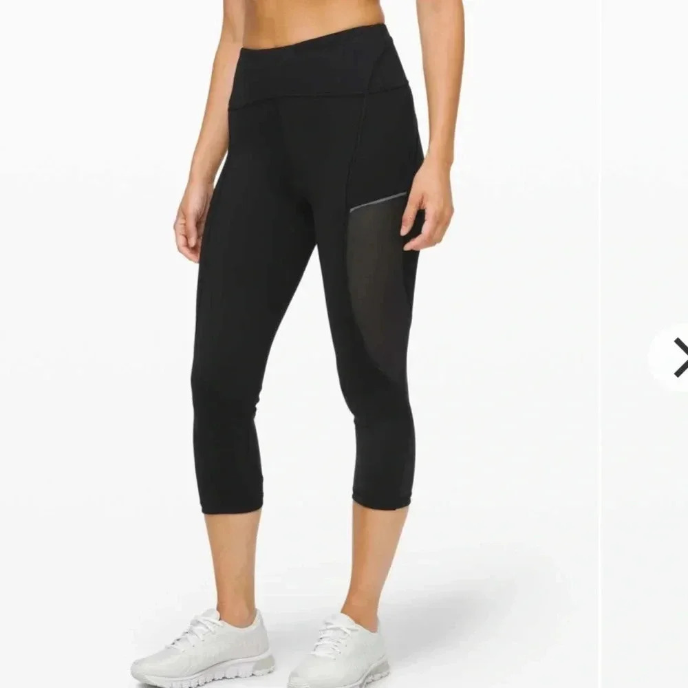 Lululemon Always Airy High Rise Run Crop